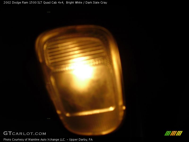 Bright White / Dark Slate Gray 2002 Dodge Ram 1500 SLT Quad Cab 4x4
