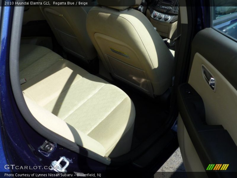 Regatta Blue / Beige 2010 Hyundai Elantra GLS