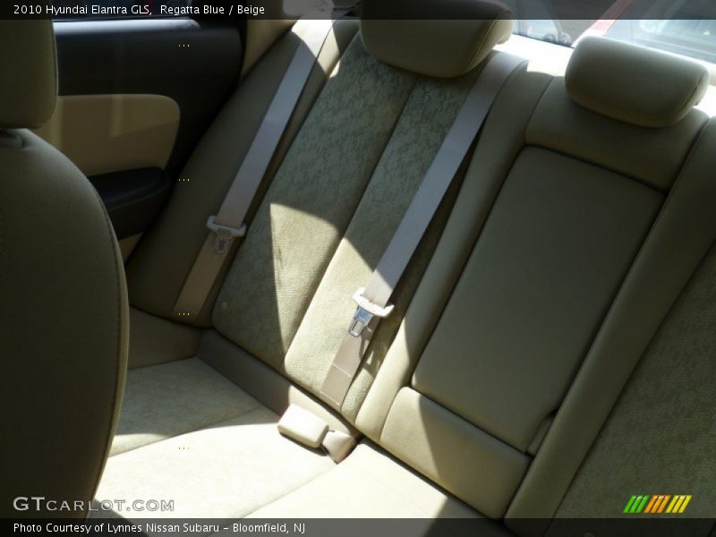 Regatta Blue / Beige 2010 Hyundai Elantra GLS