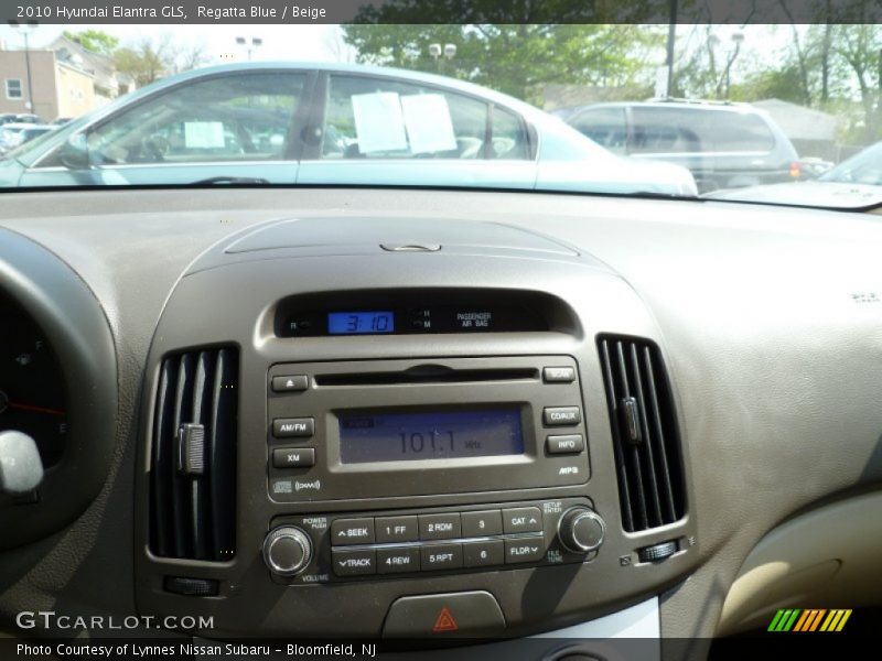 Regatta Blue / Beige 2010 Hyundai Elantra GLS