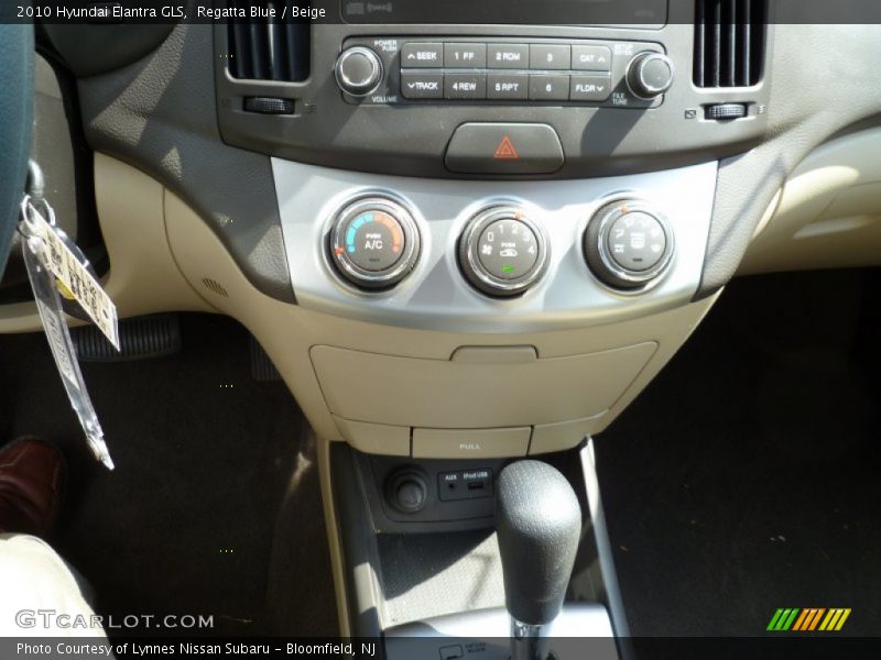 Regatta Blue / Beige 2010 Hyundai Elantra GLS