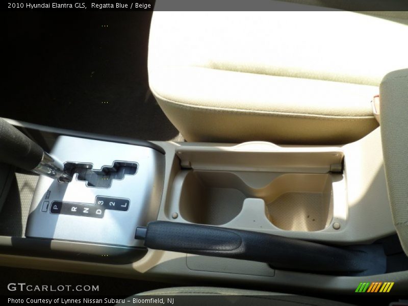 Regatta Blue / Beige 2010 Hyundai Elantra GLS