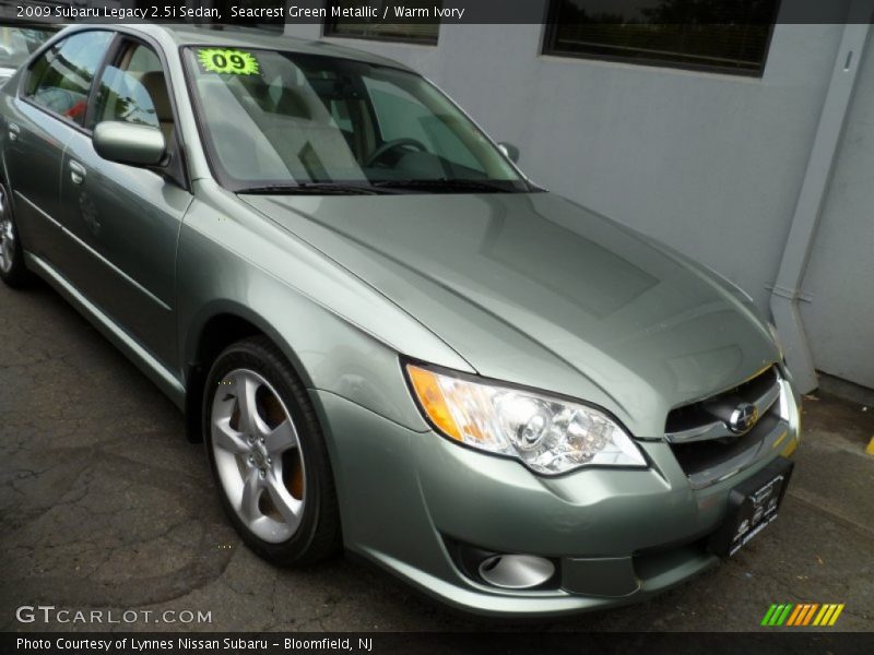 Seacrest Green Metallic / Warm Ivory 2009 Subaru Legacy 2.5i Sedan