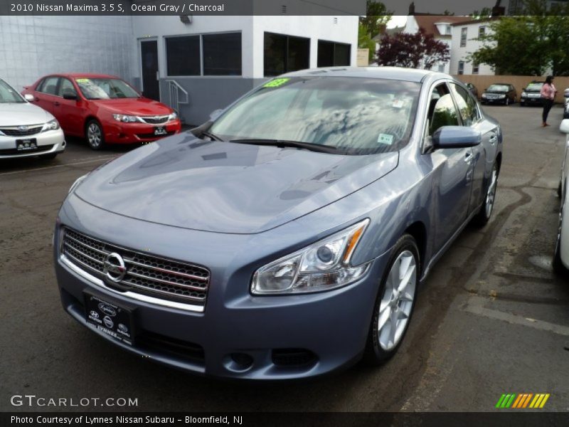Ocean Gray / Charcoal 2010 Nissan Maxima 3.5 S