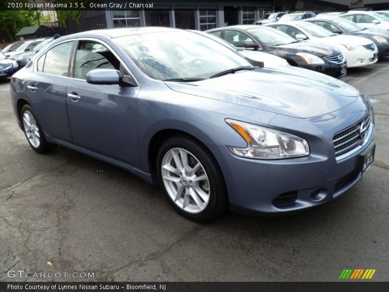 Ocean Gray / Charcoal 2010 Nissan Maxima 3.5 S