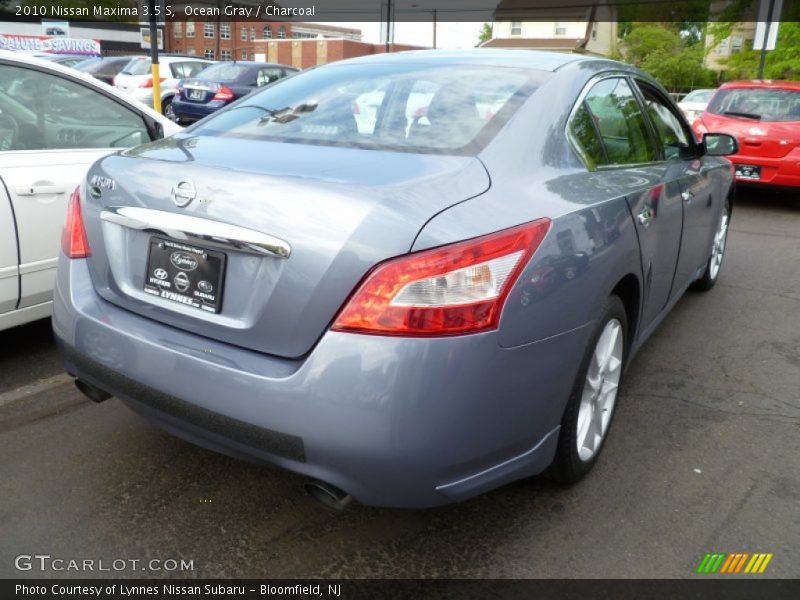 Ocean Gray / Charcoal 2010 Nissan Maxima 3.5 S