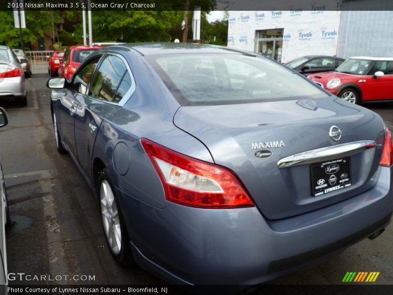 Ocean Gray / Charcoal 2010 Nissan Maxima 3.5 S