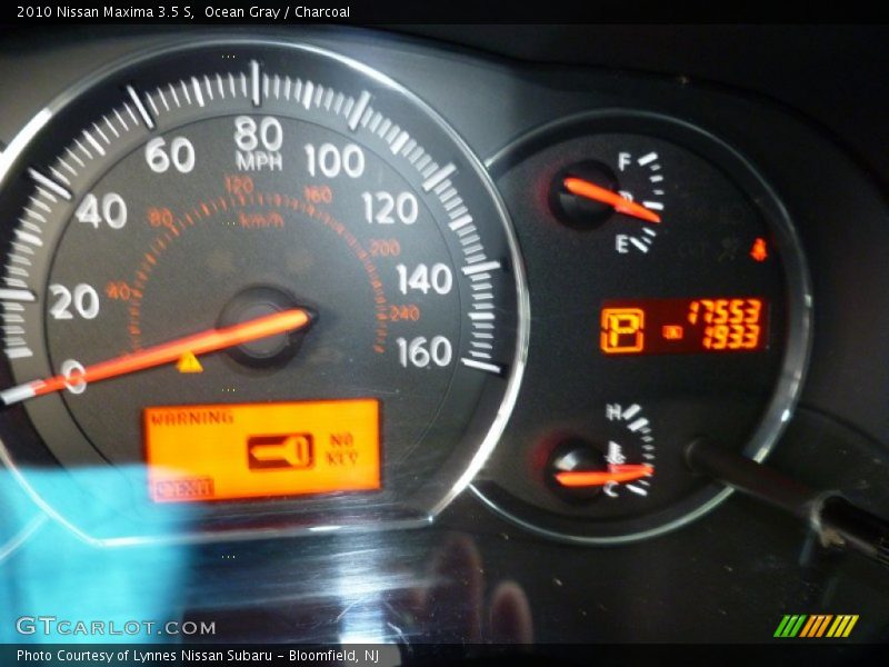 Ocean Gray / Charcoal 2010 Nissan Maxima 3.5 S