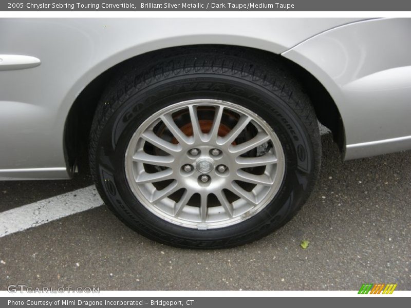 Brilliant Silver Metallic / Dark Taupe/Medium Taupe 2005 Chrysler Sebring Touring Convertible