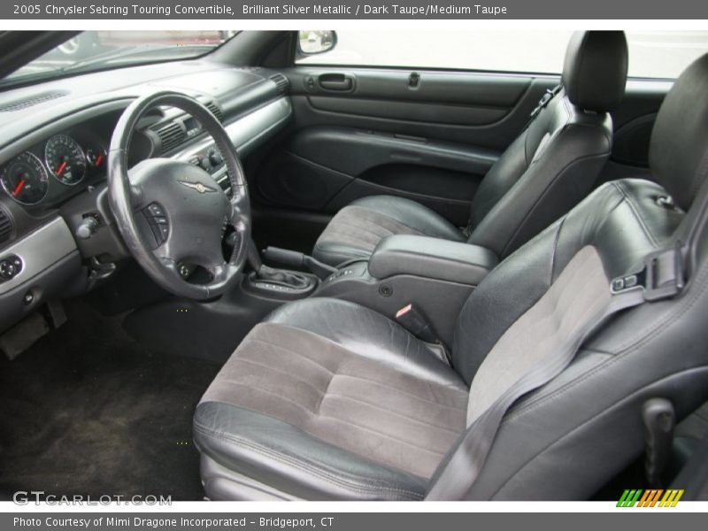 Brilliant Silver Metallic / Dark Taupe/Medium Taupe 2005 Chrysler Sebring Touring Convertible
