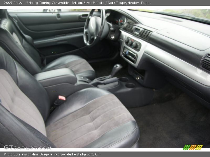 Brilliant Silver Metallic / Dark Taupe/Medium Taupe 2005 Chrysler Sebring Touring Convertible