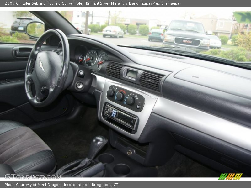 Brilliant Silver Metallic / Dark Taupe/Medium Taupe 2005 Chrysler Sebring Touring Convertible