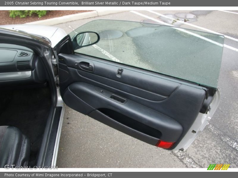 Brilliant Silver Metallic / Dark Taupe/Medium Taupe 2005 Chrysler Sebring Touring Convertible