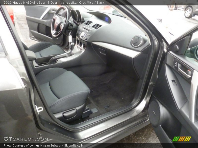 Metropolitan Gray Mica / Black 2010 Mazda MAZDA3 s Sport 5 Door
