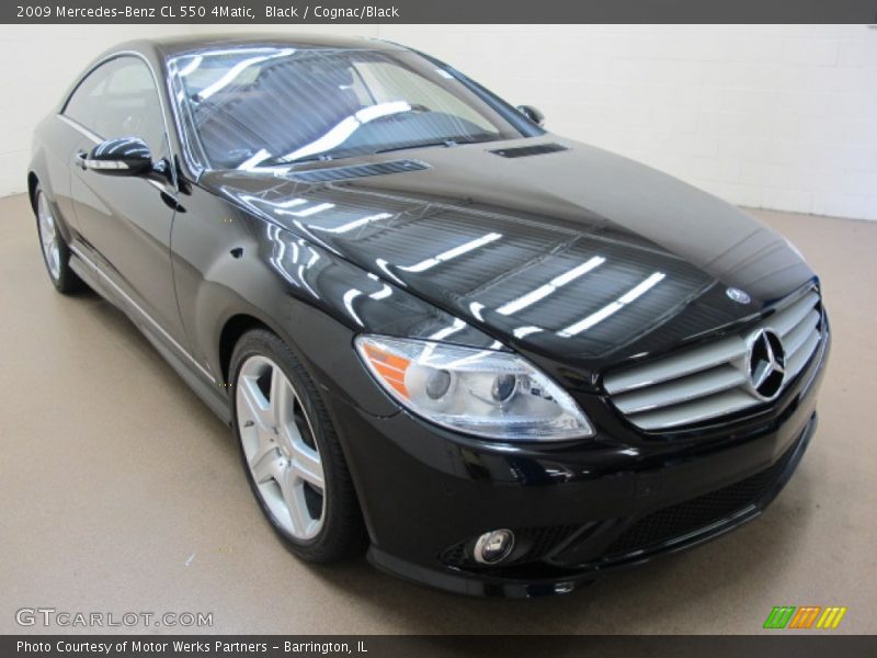Black / Cognac/Black 2009 Mercedes-Benz CL 550 4Matic