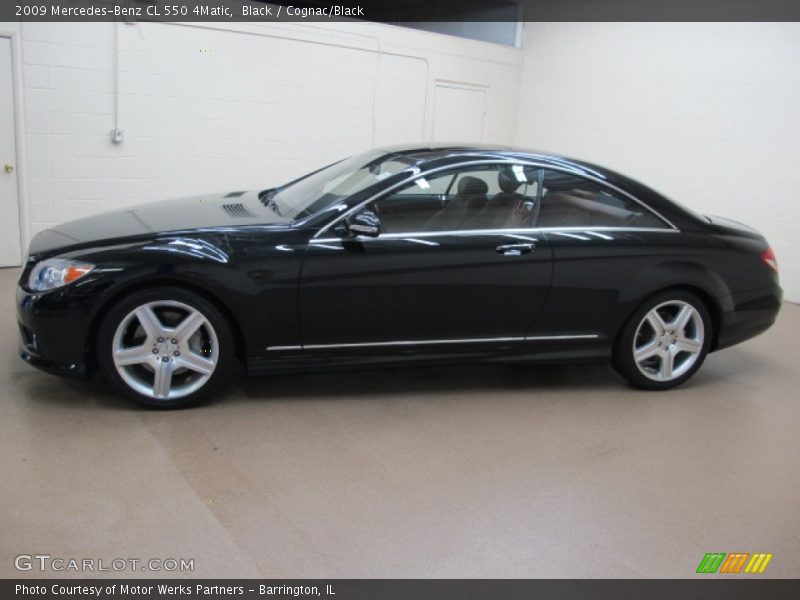 Black / Cognac/Black 2009 Mercedes-Benz CL 550 4Matic