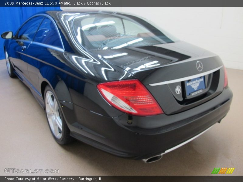 Black / Cognac/Black 2009 Mercedes-Benz CL 550 4Matic