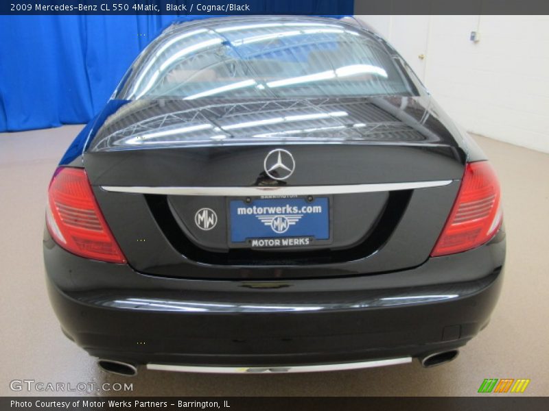 Black / Cognac/Black 2009 Mercedes-Benz CL 550 4Matic