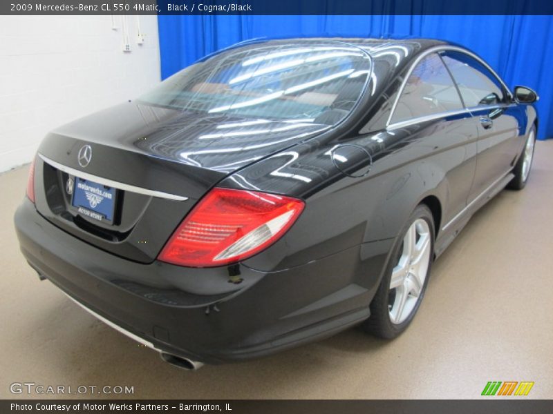 Black / Cognac/Black 2009 Mercedes-Benz CL 550 4Matic