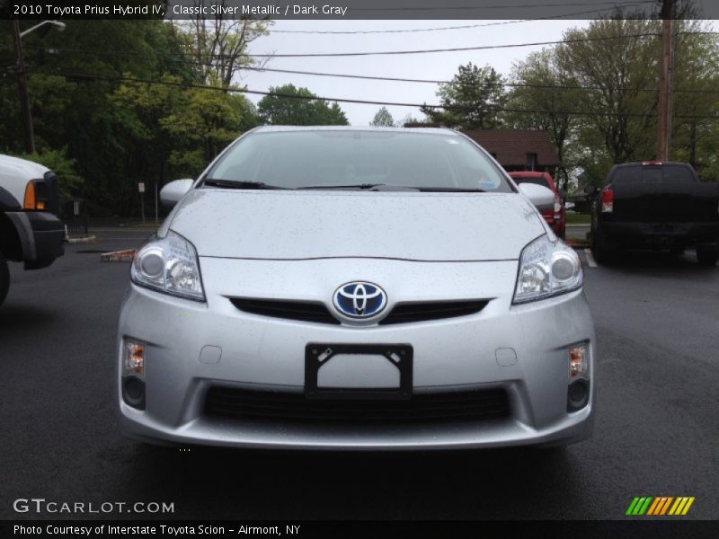 Classic Silver Metallic / Dark Gray 2010 Toyota Prius Hybrid IV