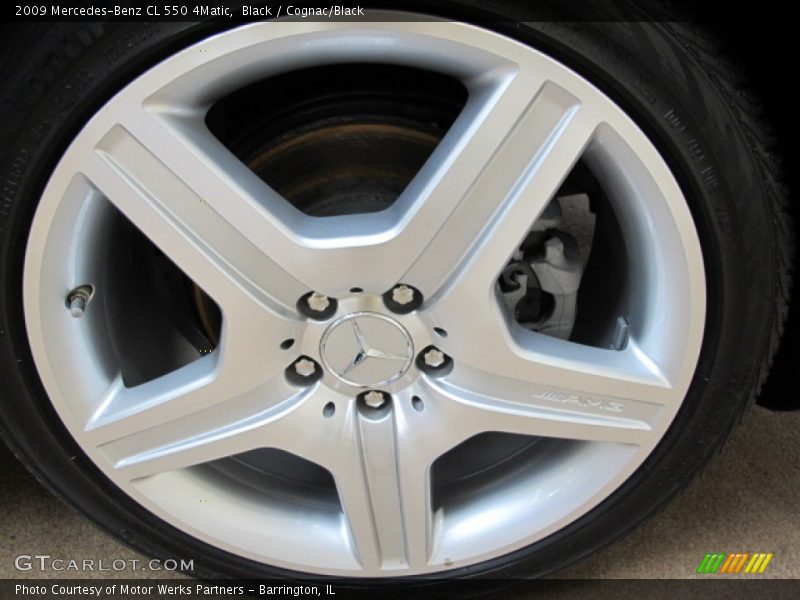 Black / Cognac/Black 2009 Mercedes-Benz CL 550 4Matic