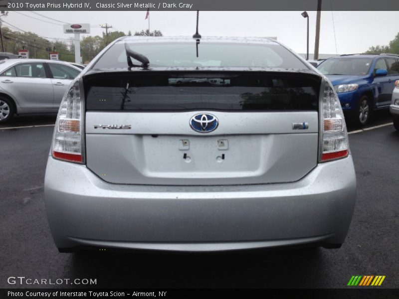 Classic Silver Metallic / Dark Gray 2010 Toyota Prius Hybrid IV