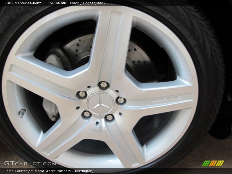 Black / Cognac/Black 2009 Mercedes-Benz CL 550 4Matic