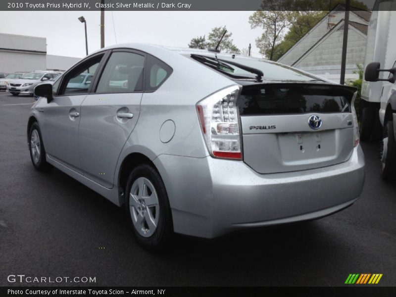 Classic Silver Metallic / Dark Gray 2010 Toyota Prius Hybrid IV