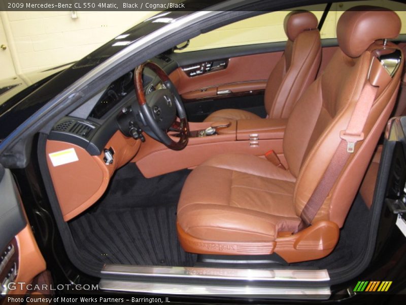Black / Cognac/Black 2009 Mercedes-Benz CL 550 4Matic