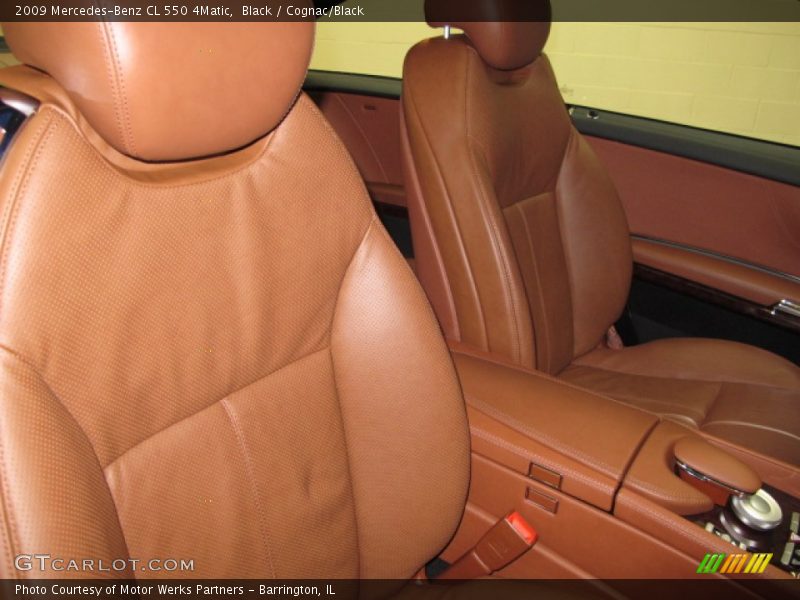 Black / Cognac/Black 2009 Mercedes-Benz CL 550 4Matic