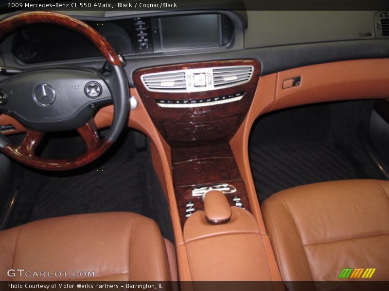 Black / Cognac/Black 2009 Mercedes-Benz CL 550 4Matic