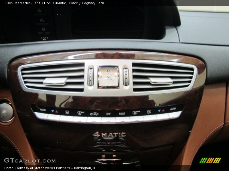 Black / Cognac/Black 2009 Mercedes-Benz CL 550 4Matic