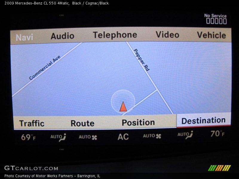 Black / Cognac/Black 2009 Mercedes-Benz CL 550 4Matic