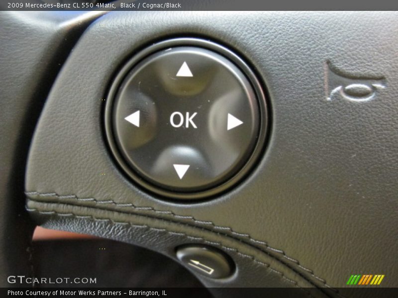Black / Cognac/Black 2009 Mercedes-Benz CL 550 4Matic