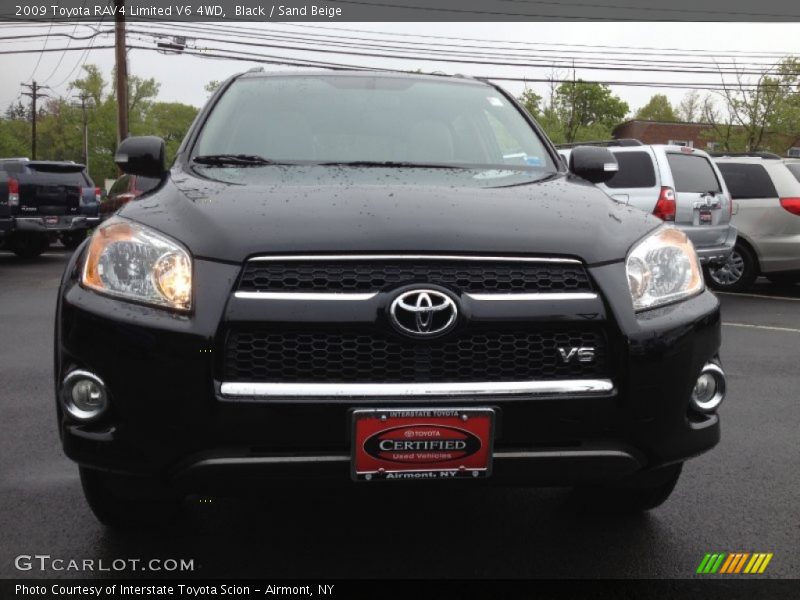 Black / Sand Beige 2009 Toyota RAV4 Limited V6 4WD