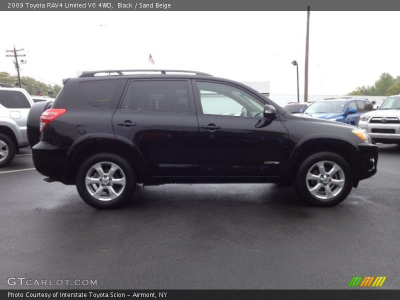 Black / Sand Beige 2009 Toyota RAV4 Limited V6 4WD