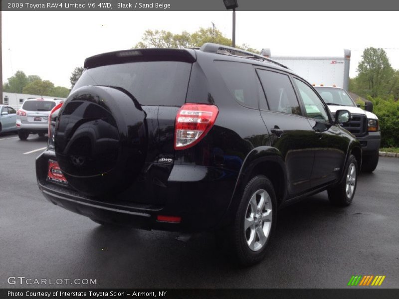 Black / Sand Beige 2009 Toyota RAV4 Limited V6 4WD