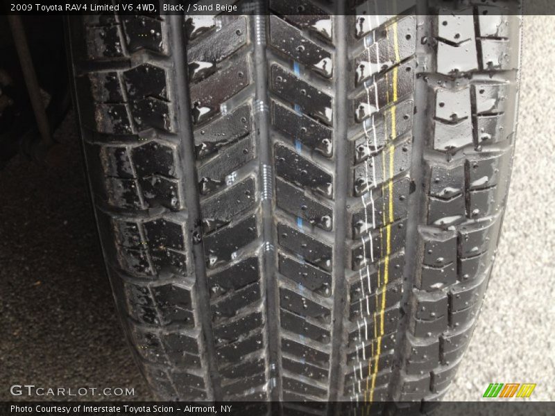Black / Sand Beige 2009 Toyota RAV4 Limited V6 4WD