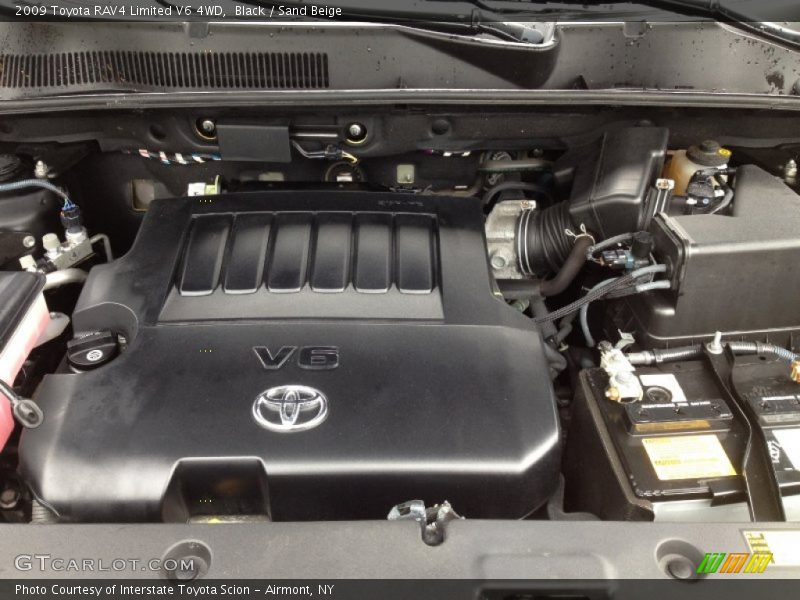 Black / Sand Beige 2009 Toyota RAV4 Limited V6 4WD