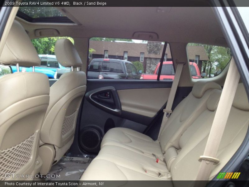 Black / Sand Beige 2009 Toyota RAV4 Limited V6 4WD