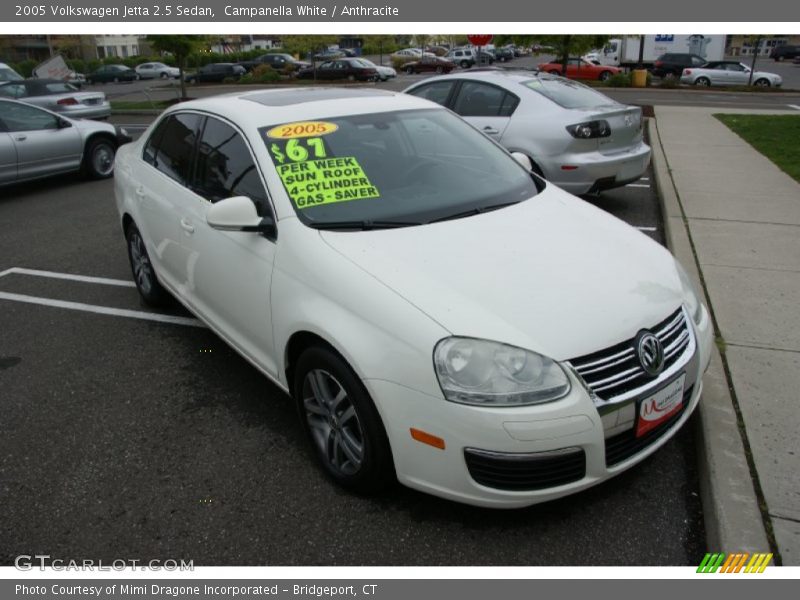 Campanella White / Anthracite 2005 Volkswagen Jetta 2.5 Sedan