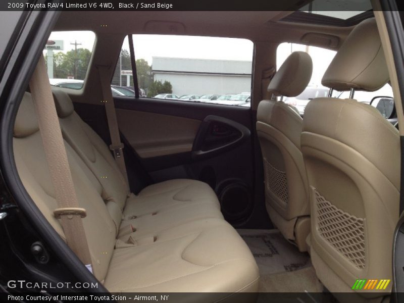 Black / Sand Beige 2009 Toyota RAV4 Limited V6 4WD