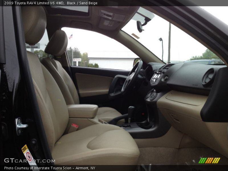 Black / Sand Beige 2009 Toyota RAV4 Limited V6 4WD