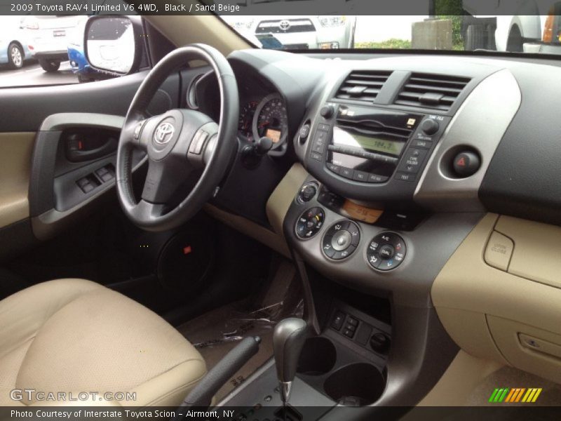 Black / Sand Beige 2009 Toyota RAV4 Limited V6 4WD