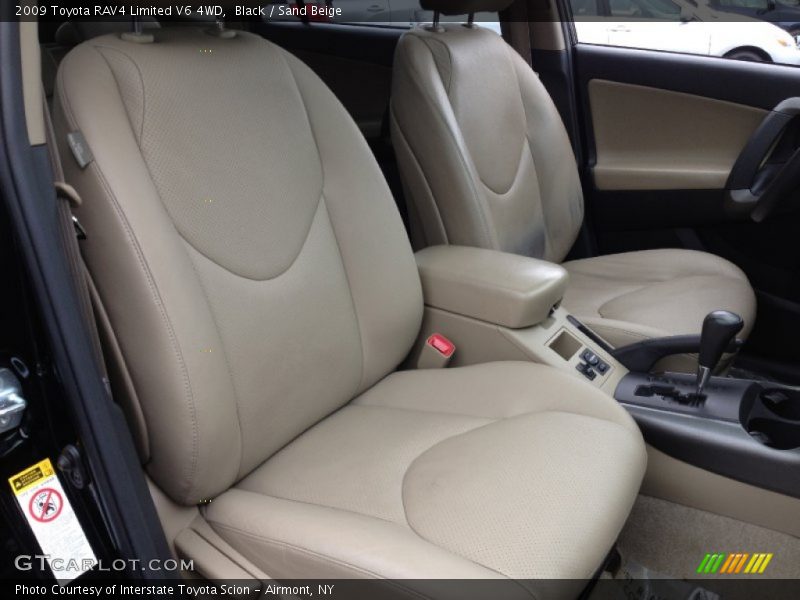 Black / Sand Beige 2009 Toyota RAV4 Limited V6 4WD