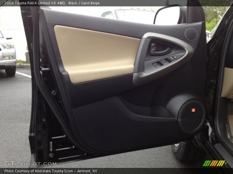 Black / Sand Beige 2009 Toyota RAV4 Limited V6 4WD
