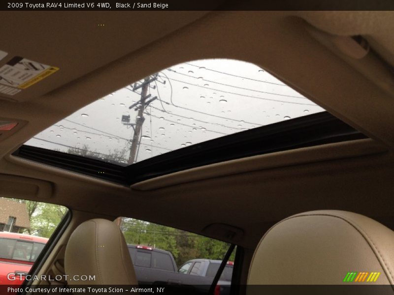 Black / Sand Beige 2009 Toyota RAV4 Limited V6 4WD