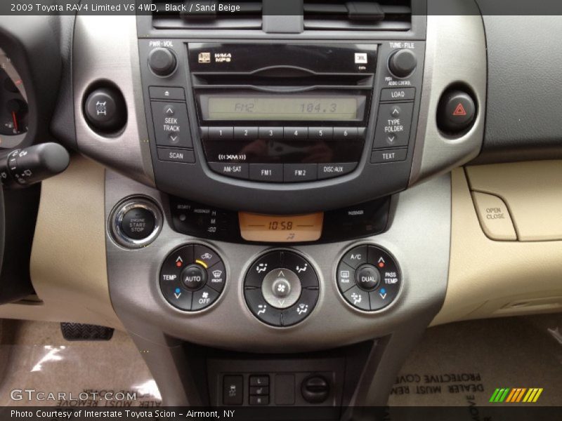 Black / Sand Beige 2009 Toyota RAV4 Limited V6 4WD