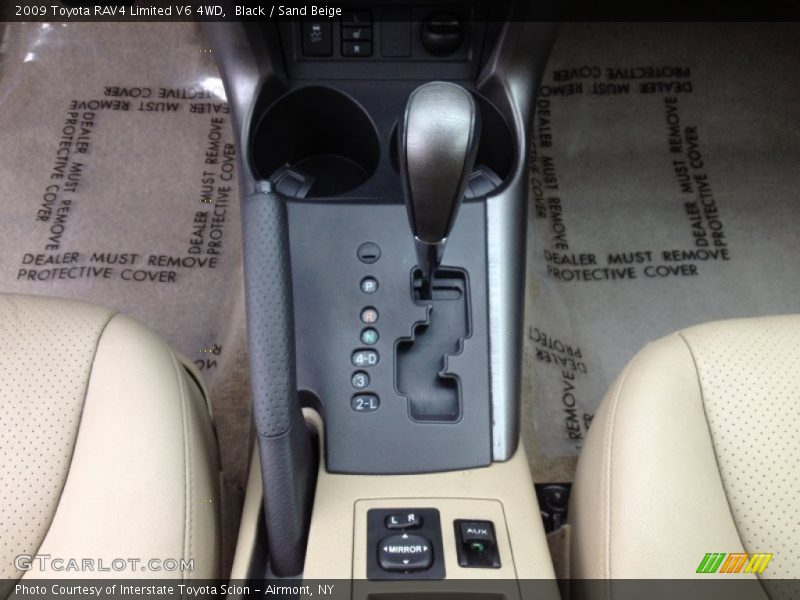 Black / Sand Beige 2009 Toyota RAV4 Limited V6 4WD
