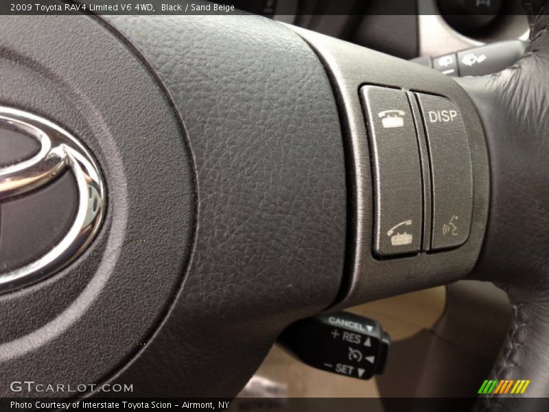 Black / Sand Beige 2009 Toyota RAV4 Limited V6 4WD